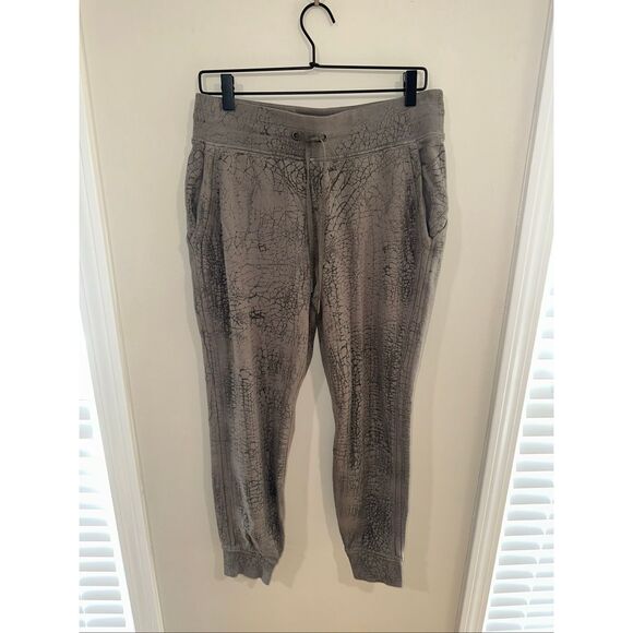 Lululemon Warm Down Jogger 7/8 Length Thread Dye Rover Black Sz 10 - Picture 2 of 8